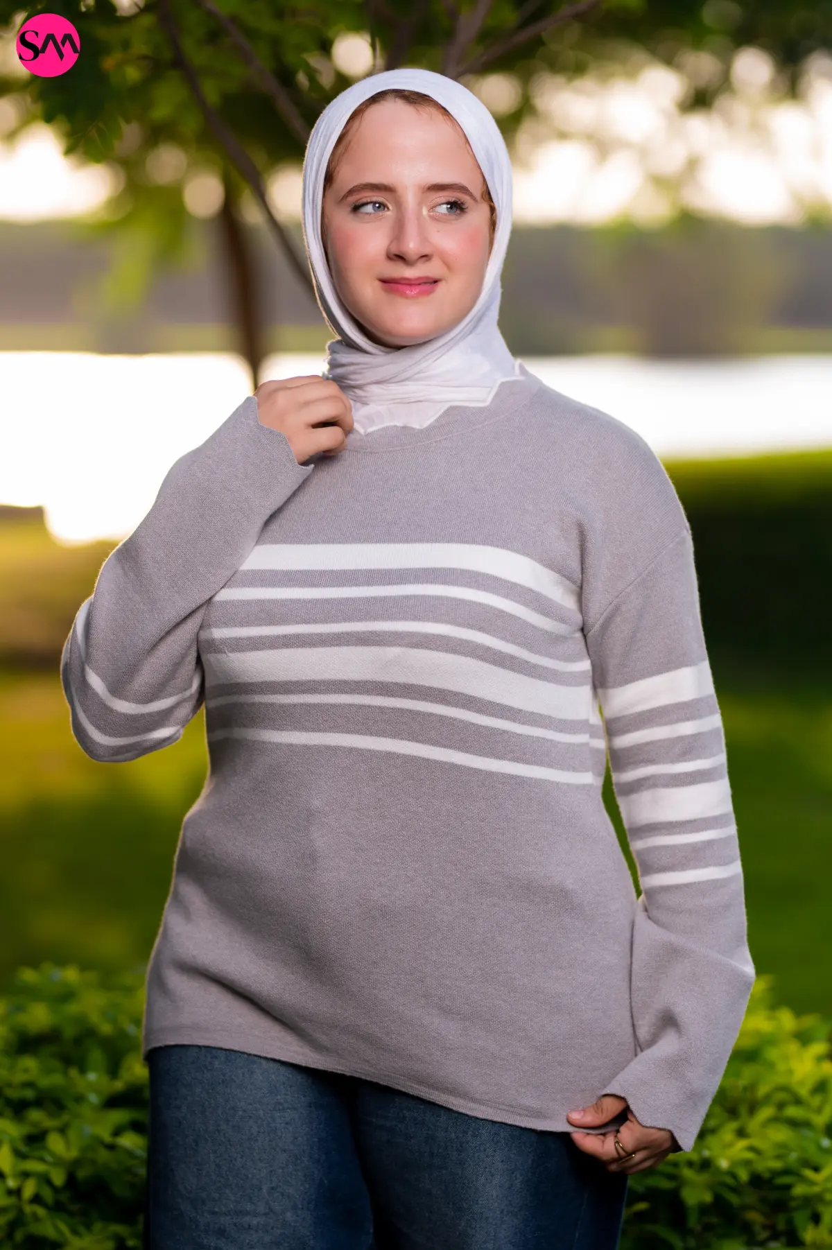 بلوزة مقلم فسطونة - صورة المنتج 3