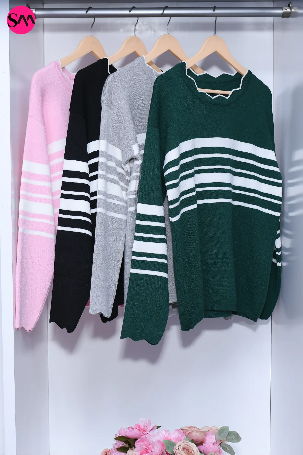 بلوزة مقلم فسطونة - صورة المنتج 8